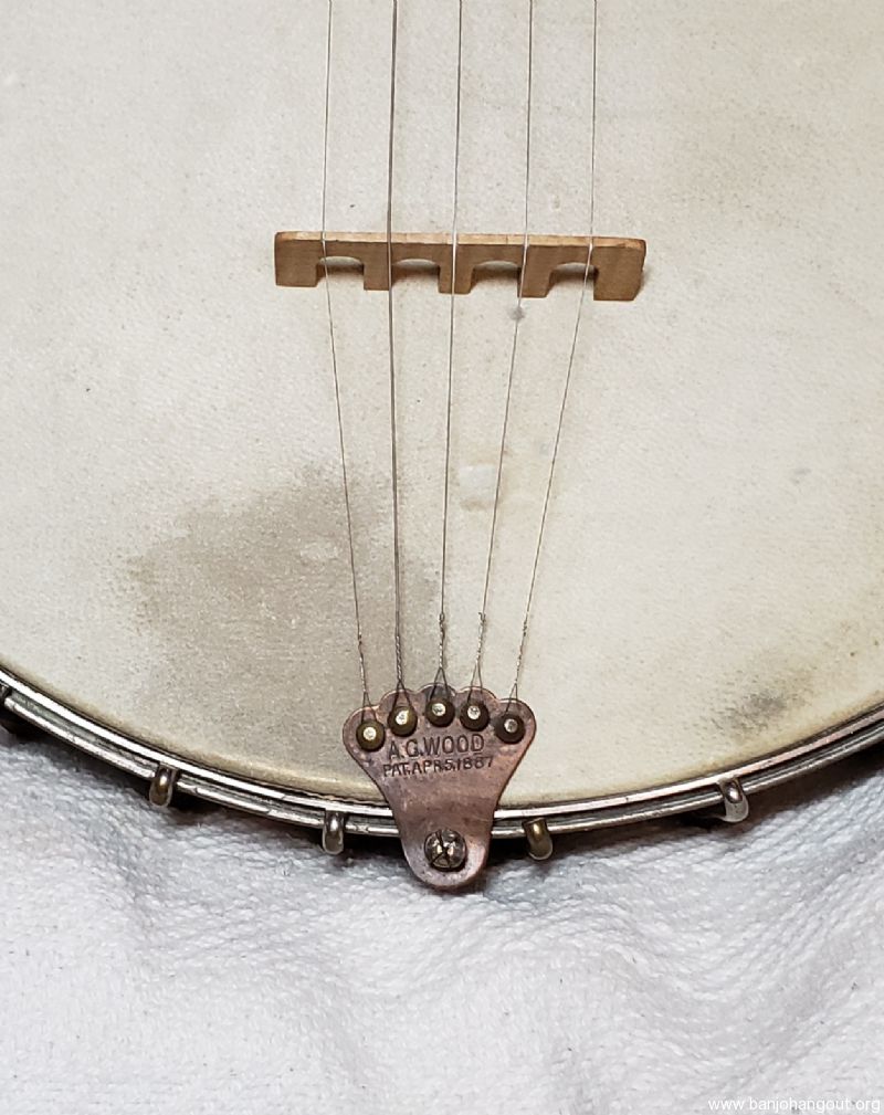 Rare1890's J.E. Quinlan 5 String Open Back - Banjo Hangout