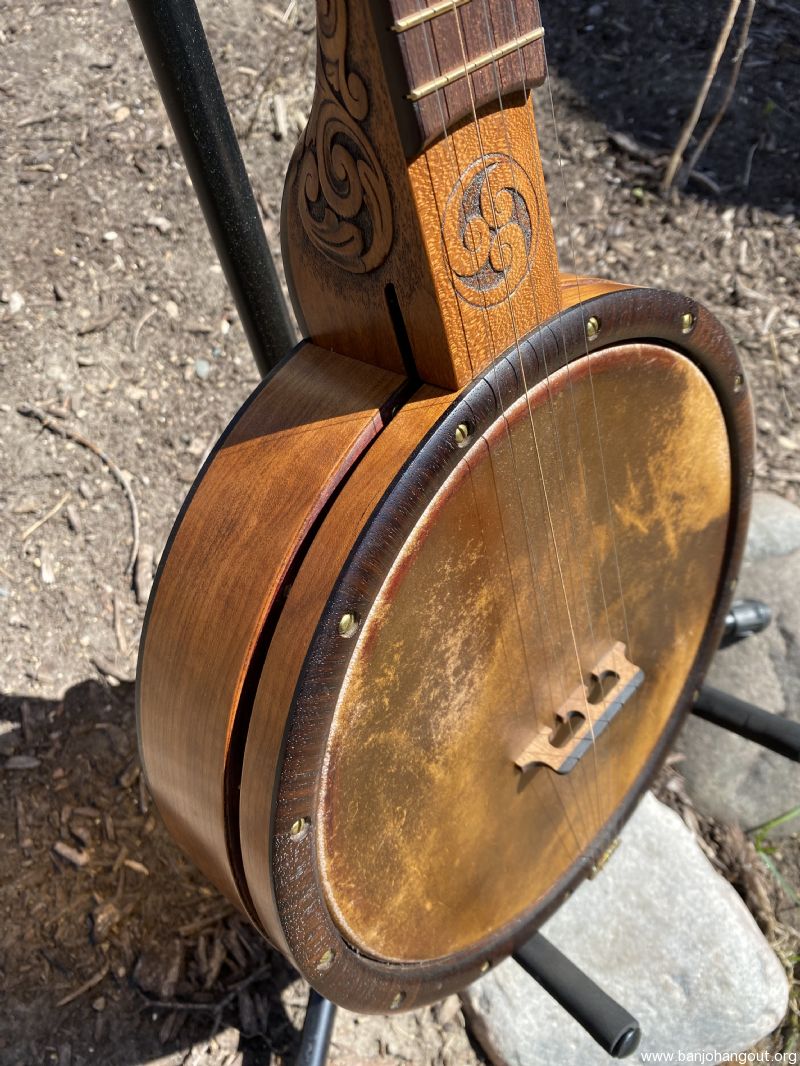 Carolina Banjo Company 11” Heirloom Banjo Figured Cherry Custom