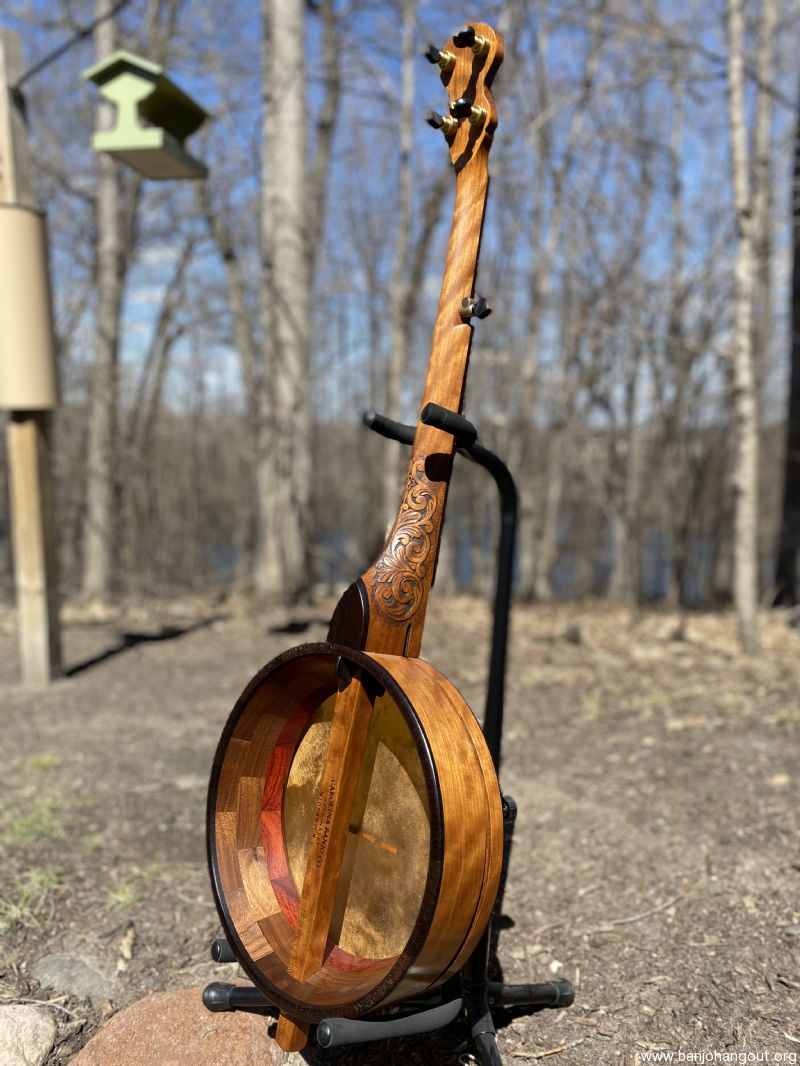 Carolina Banjo Company 11” Heirloom Banjo Figured Cherry Custom
