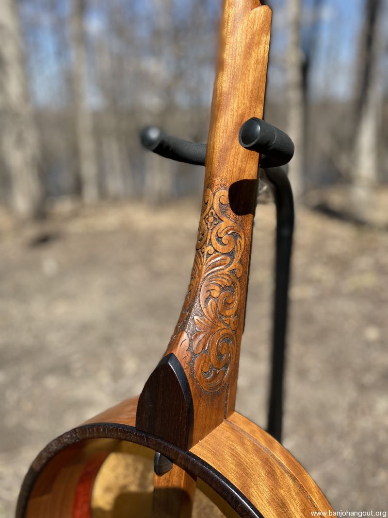 Carolina Banjo Company 11” Heirloom Banjo Figured Cherry Custom
