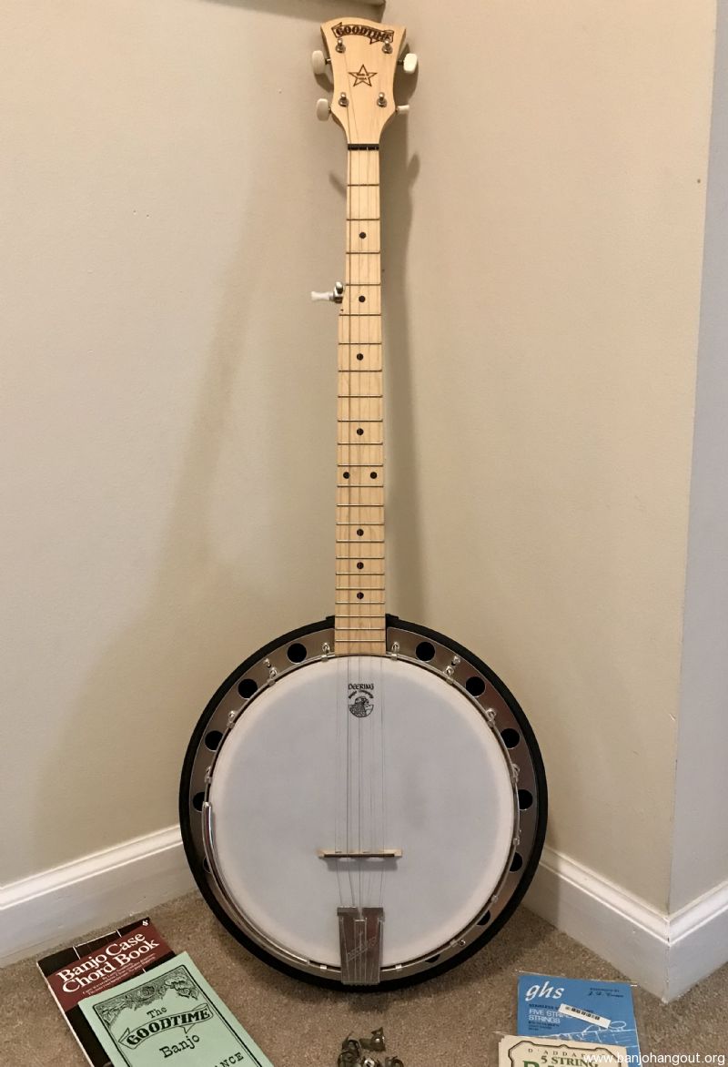 Deering Goodtime 2 Banjo 5 String Resonator Used Banjo For Sale at