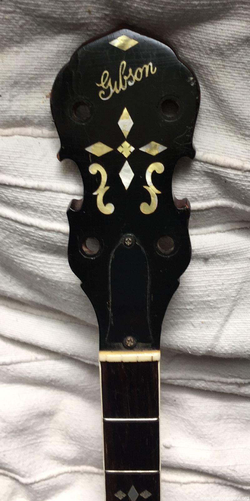 Gibson Mastertone Prewar plectrum banjo neck Used Banjo For Sale at