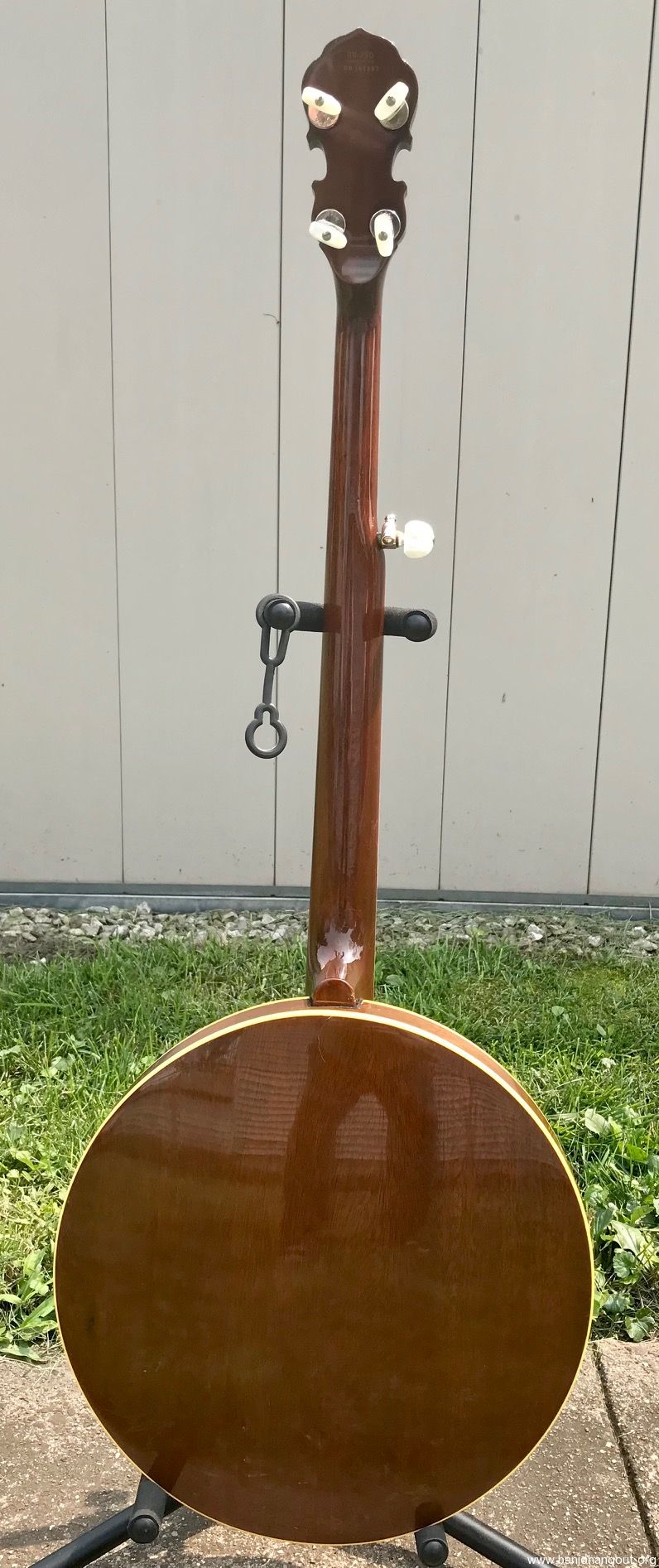 thumbnail image 2 of Gibson Mastertone Banjo Pearl Name Block Inlay – RB-250 Bowtie Style, Luthier Part 2 of 5