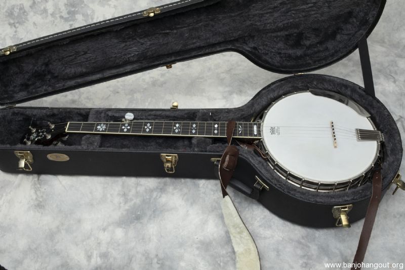 Left Handed Prucha Legend Used Banjo For Sale from Banjo Vault