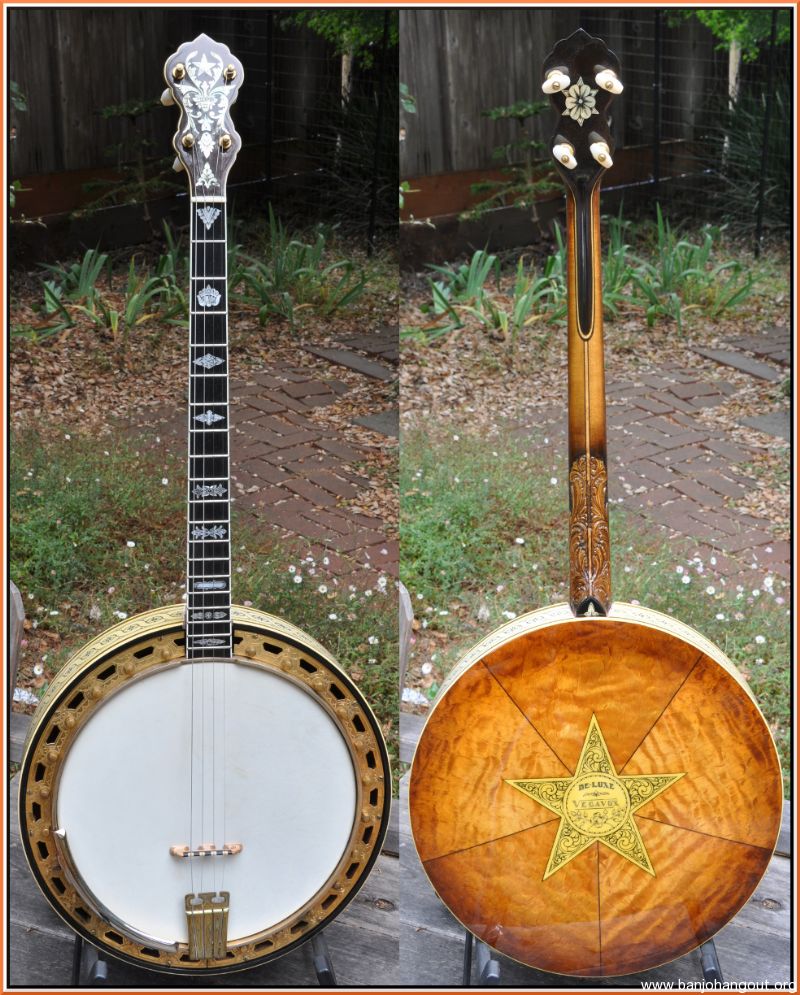 ca. 1931 Vega Vegavox IV Deluxe Tenor Banjo EXC ++ Renee Karnes