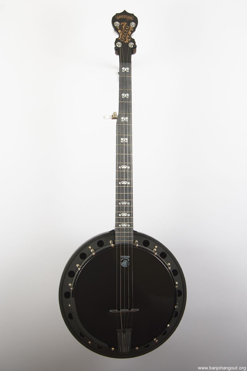 Deering Goodtime Blackgrass Special 5String Banjo with Resonator New