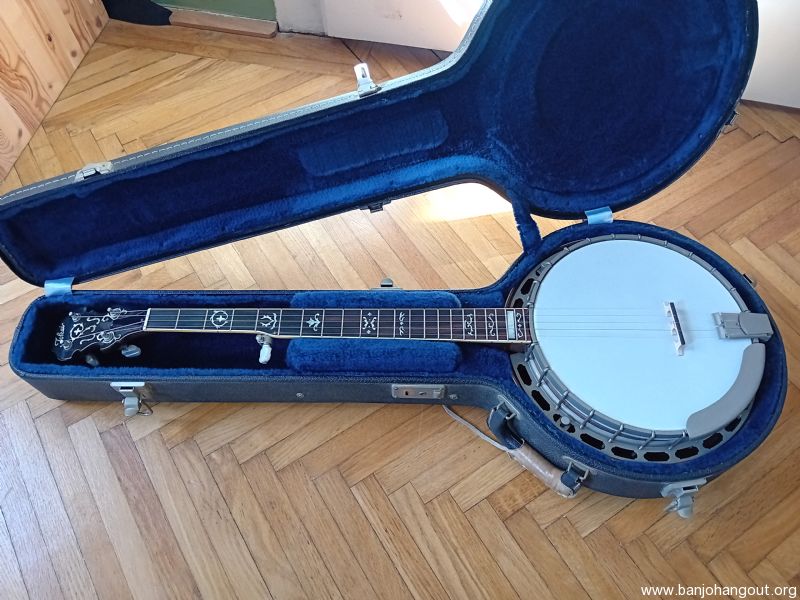 Tokai T-1200R-W / Gold Star GF-100 W - Used Banjo For Sale at