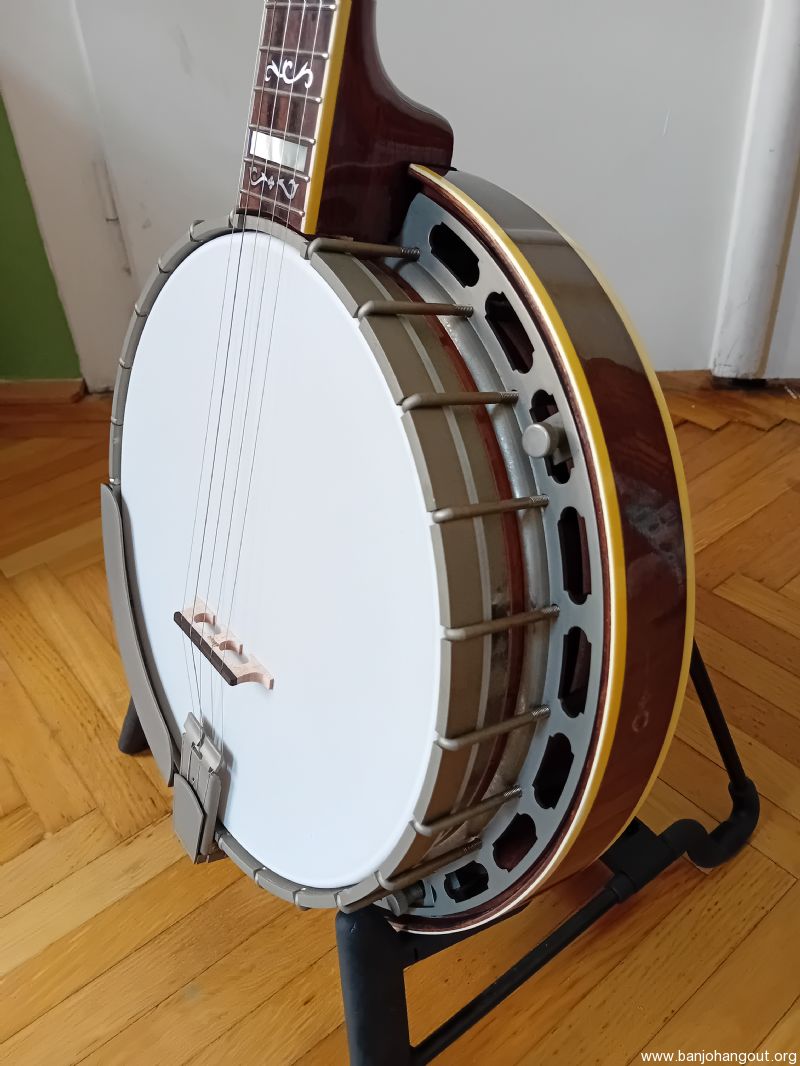 Tokai T-1200R-W / Gold Star GF-100 W - Used Banjo For Sale at