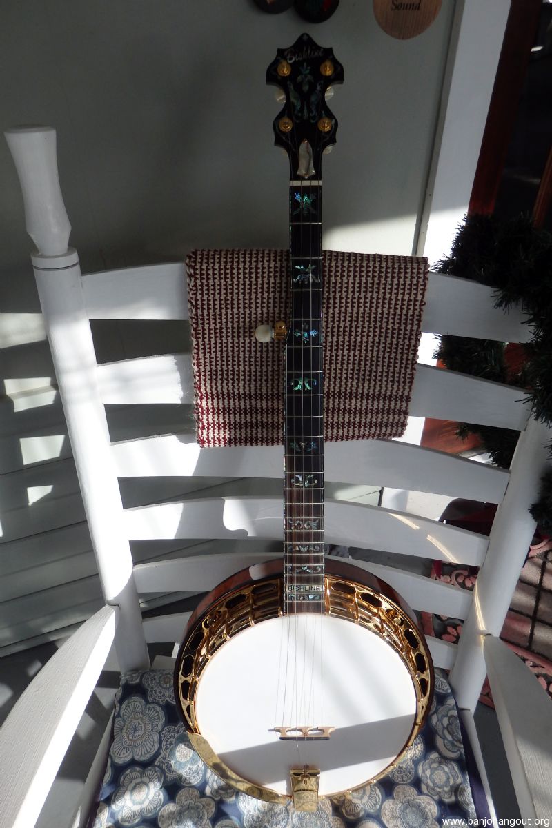 Fancy Custom Bishline Used Banjo For Sale at