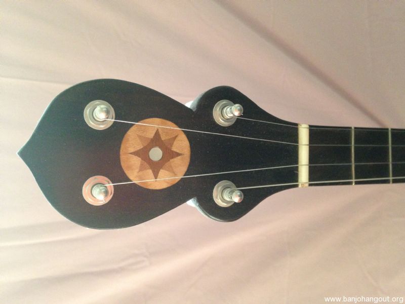 Hand carved mahogany claw hammer banjo Used Banjo For Sale at