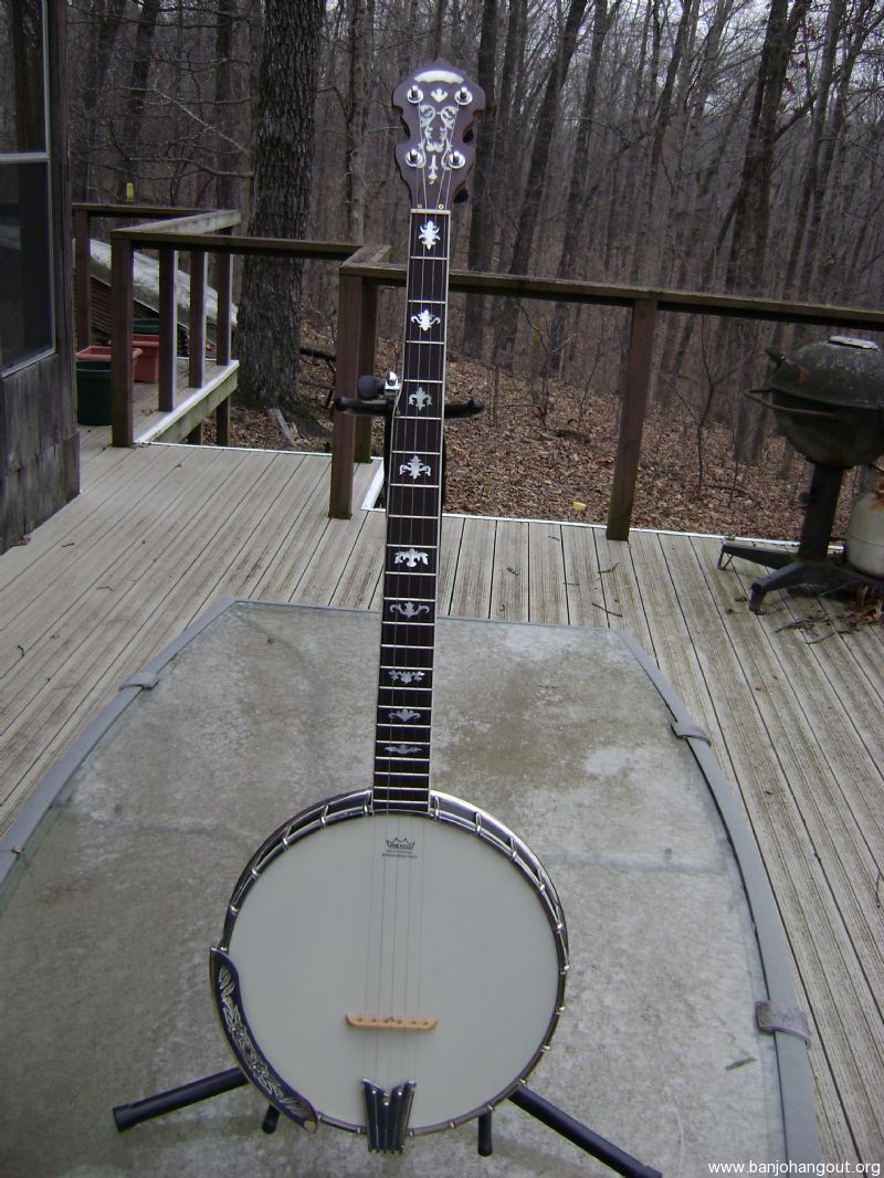 SOLD SOLD SOLD SOLD)BRAND NEW CUSTOM MADE 5 STRING BANJO WITH POPOFF