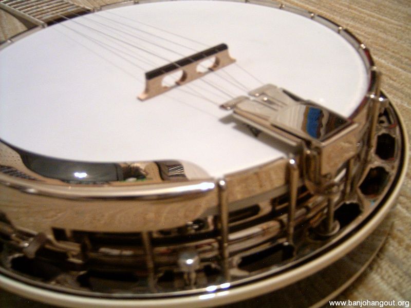 **Sold pending payment** CLANCY MULLINS WALNUT CUSTOM MADE 5 STRING RESONATOR BANJO AND CASE