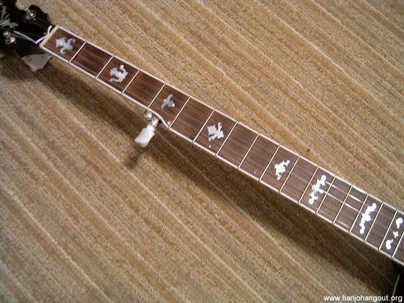 **Sold pending payment** CLANCY MULLINS WALNUT CUSTOM MADE 5 STRING RESONATOR BANJO AND CASE