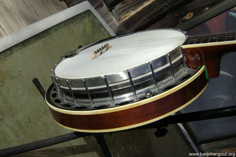 **SALE PENDING**EPIPHONE 5 STRING RESONATOR BANJO WITH CHIPBOARD CASE