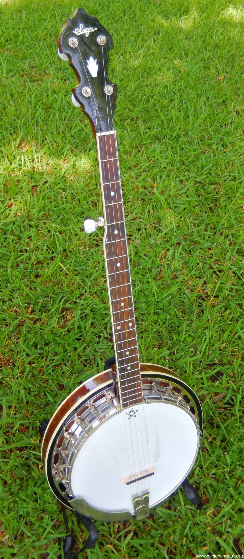 (SOLD) Saga SS3 Deluxe 5String Resonator Banjo Used Banjo For Sale