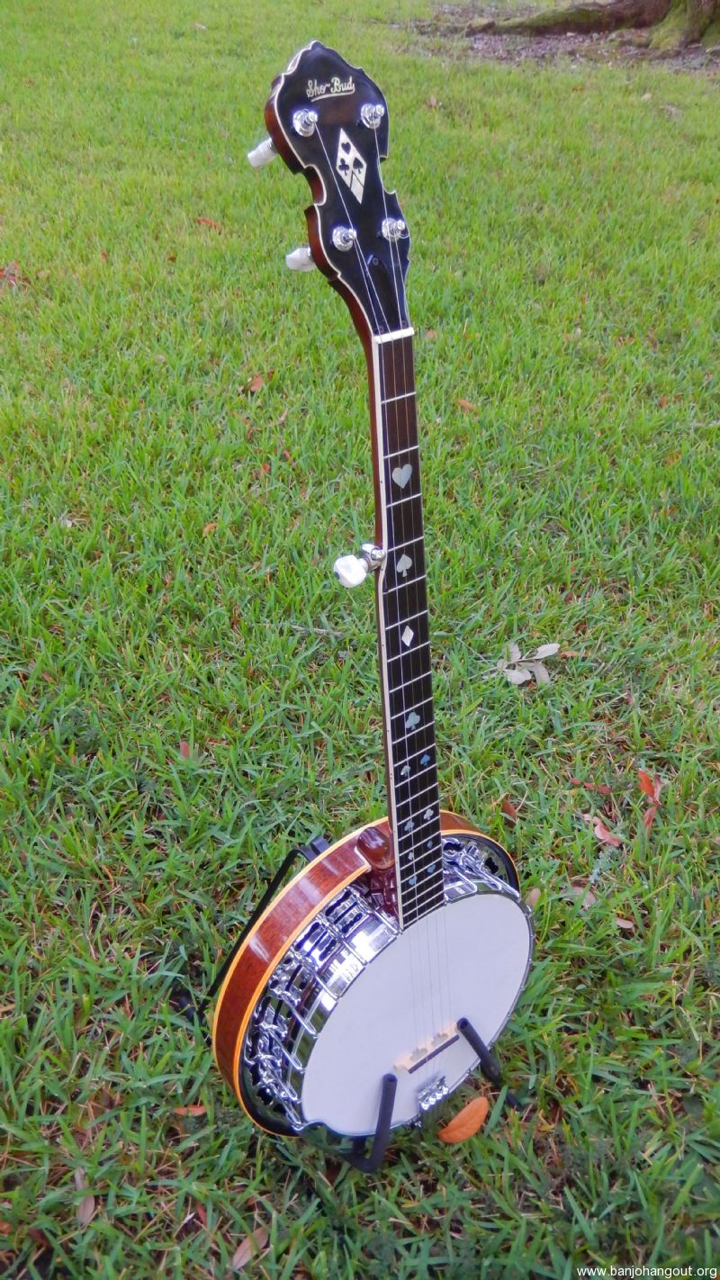 (SOLD) Rare ShoBud Banjo Made in Japan Used Banjo For Sale at