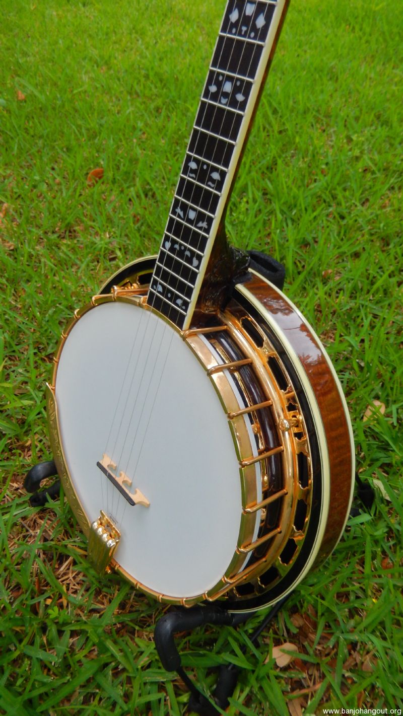 Highland Gold Plated Banjo Sold on Reverb Used Banjo For Sale at
