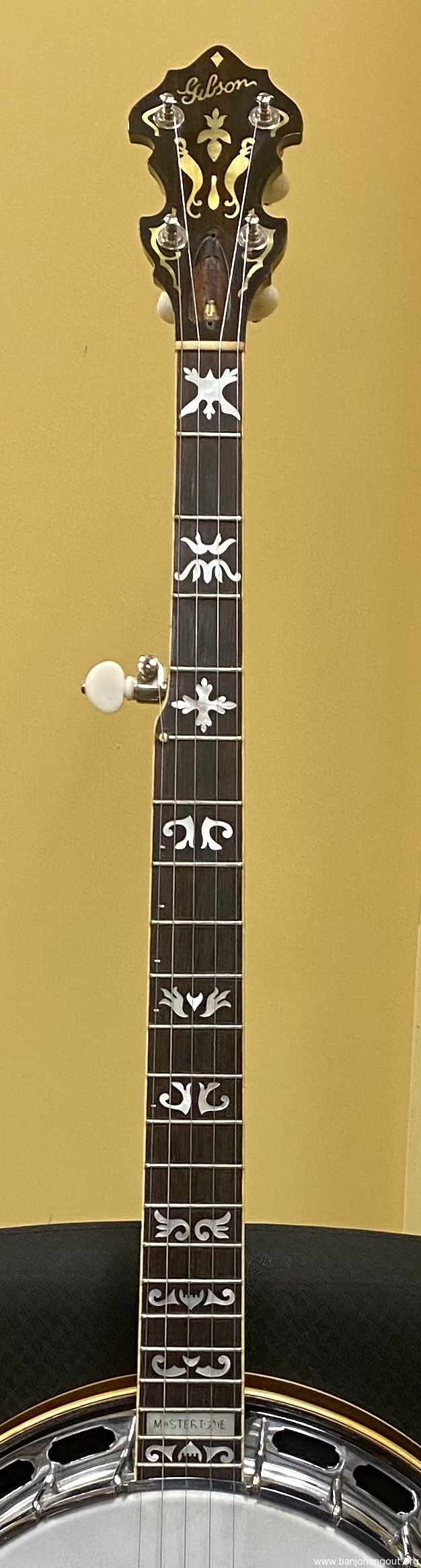 Older Gibson Flying Eagle Neck Used Banjo For Sale at