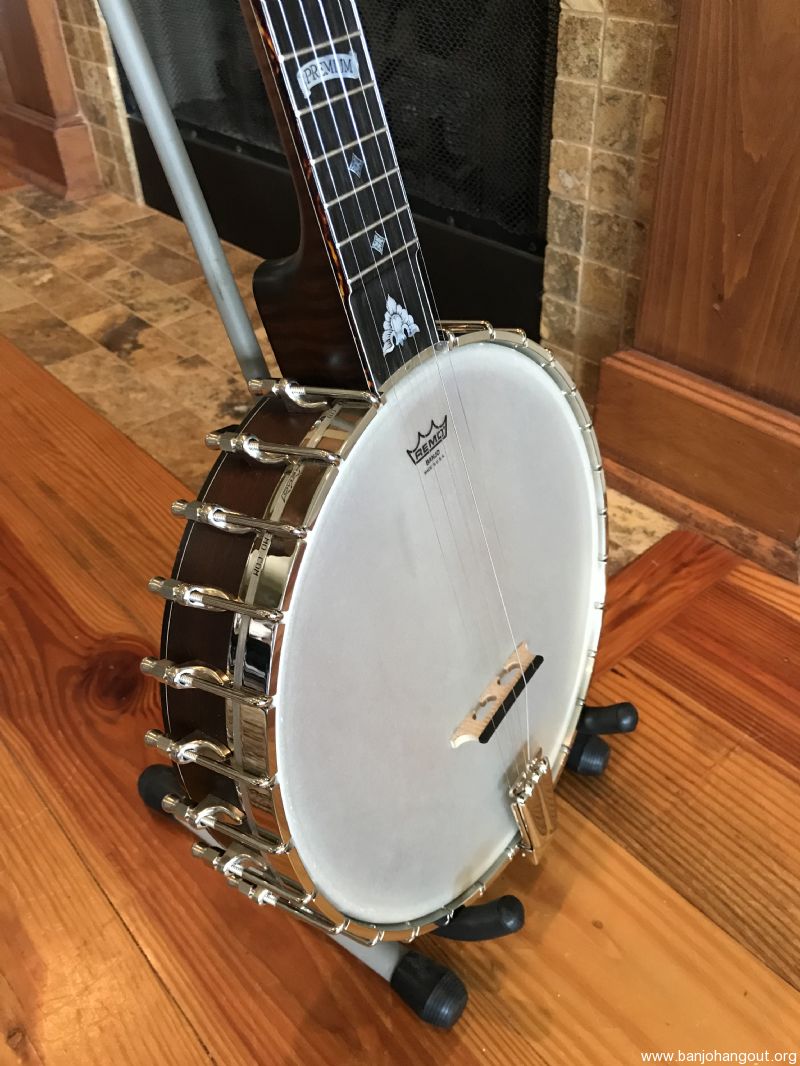 Prucha Premium Gryphon Open Back LEFTHANDED Used Banjo For Sale at