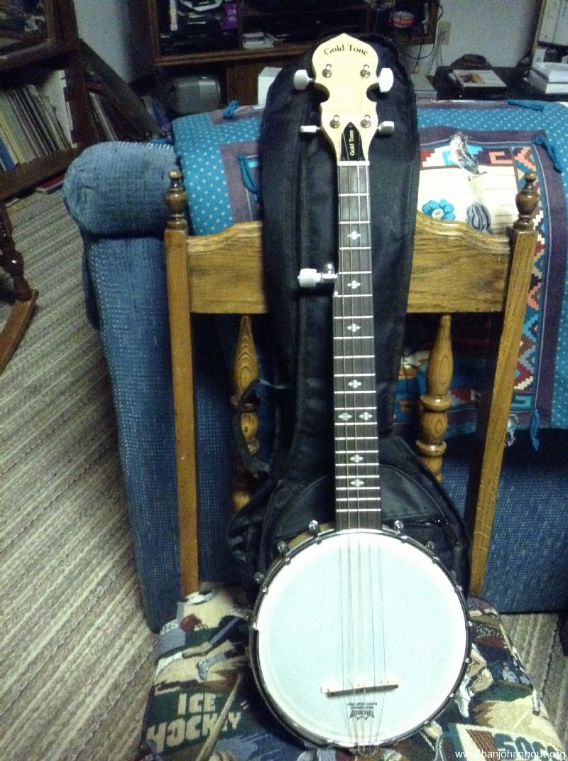 Goldtone CC Mini Travel banjo SOLD Used Banjo For Sale at