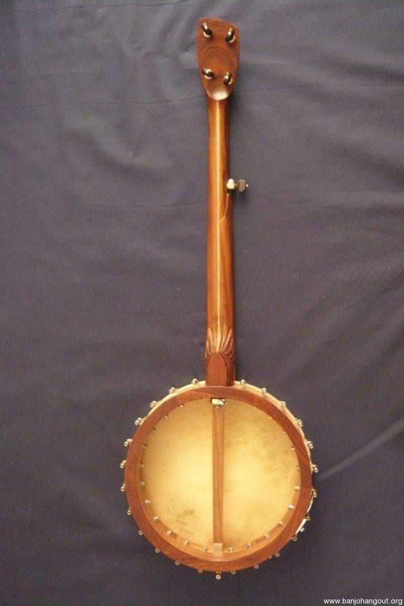 Handmade 12” 25.5” Scale Walnut Open Back Banjo (UK based) Used Banjo For Sale at