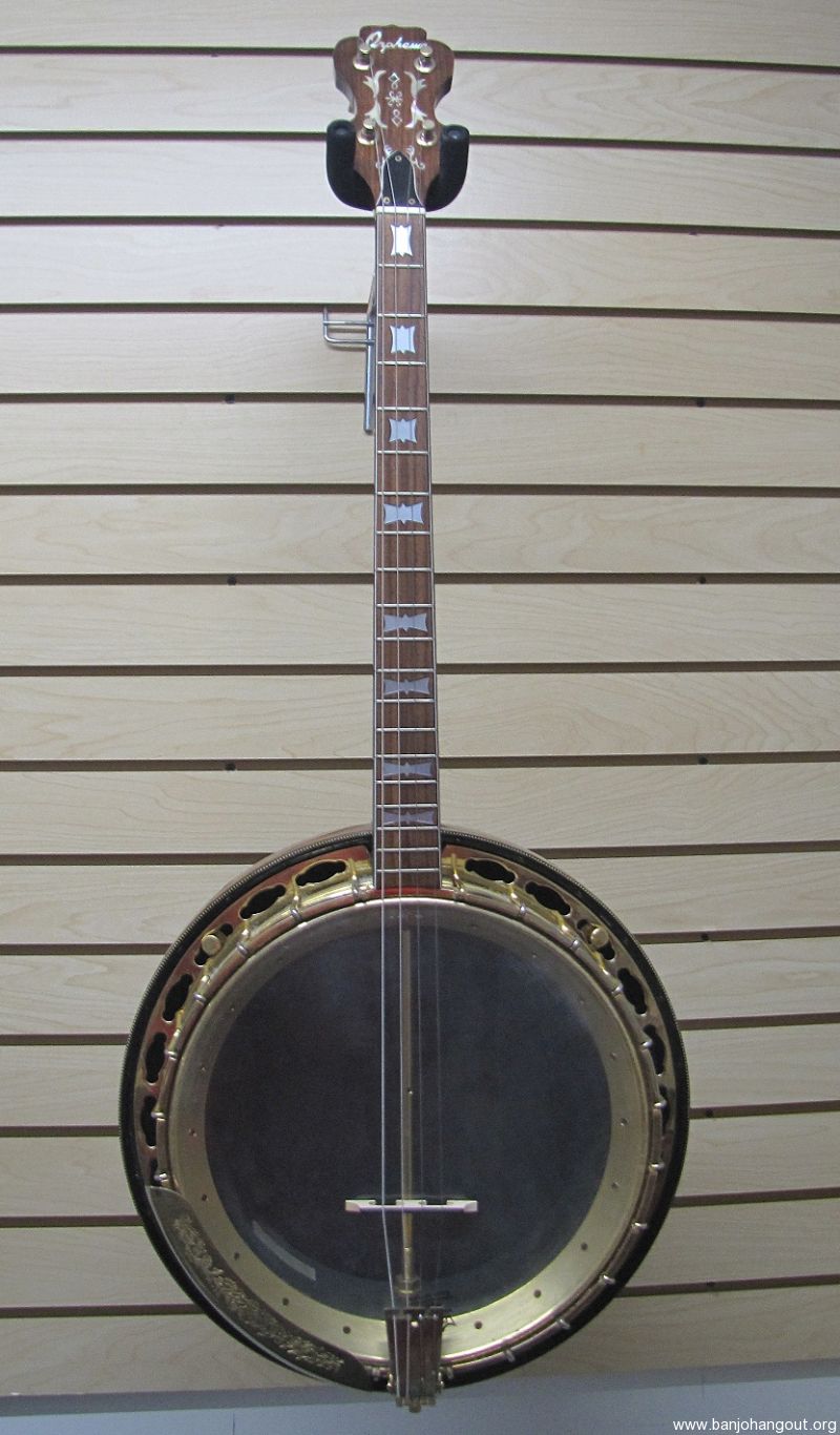 Orpheum Japanese 19fret Tenor 4string Banjo, 1970s Used Banjo For