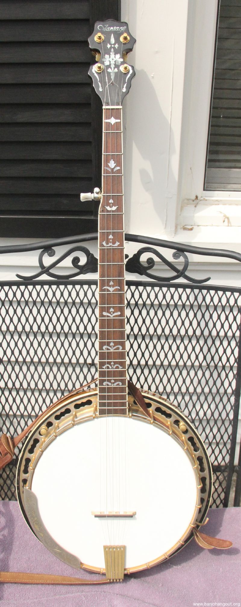Ode/Baldwin banjo pot with aftermarket neck Used Banjo For Sale at