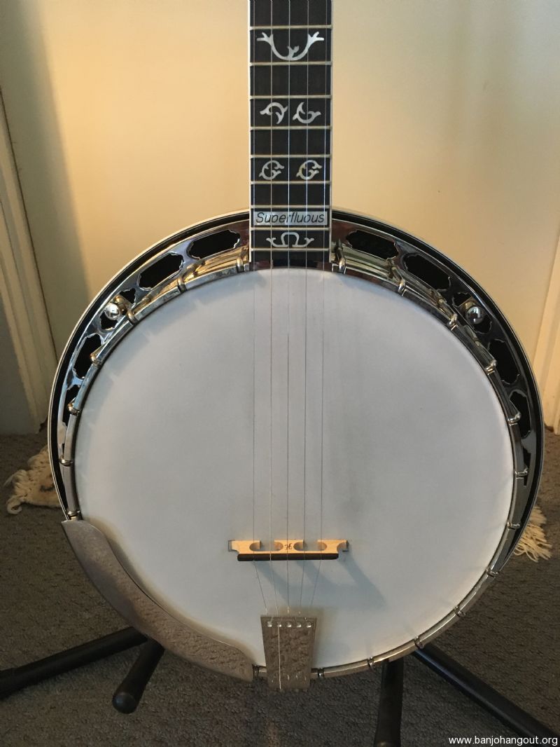 Hopkins LouZee "Superflous" 5String Resonator Banjo Used Banjo For
