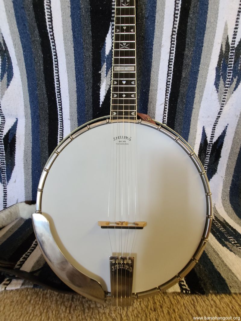 1996 Stelling Master Flower ( fancy walnut banjo)SOLD Used