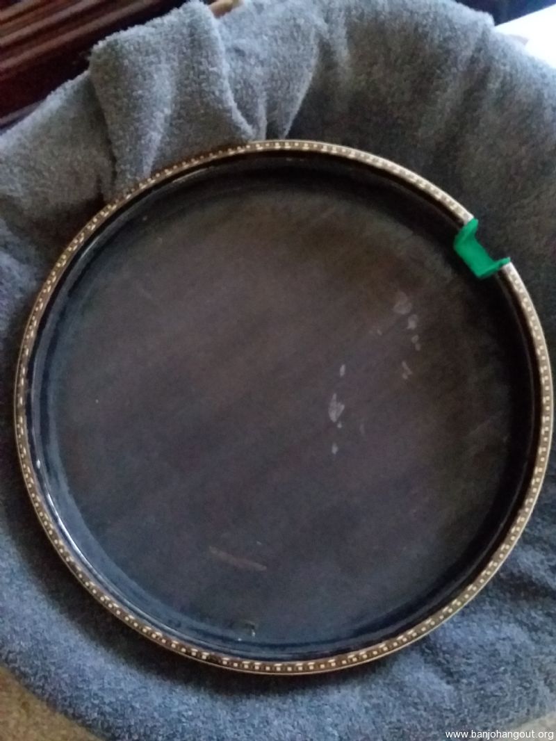 SOLD "Pending"> Mahogany Resonator and Flange Set Banjo Hangout