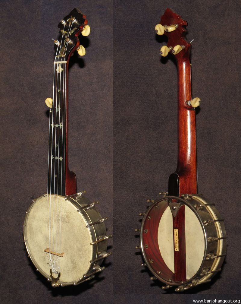 Baycu Small Banjos Fretless Piccolo Banjo S/N 1904 Used Banjo For