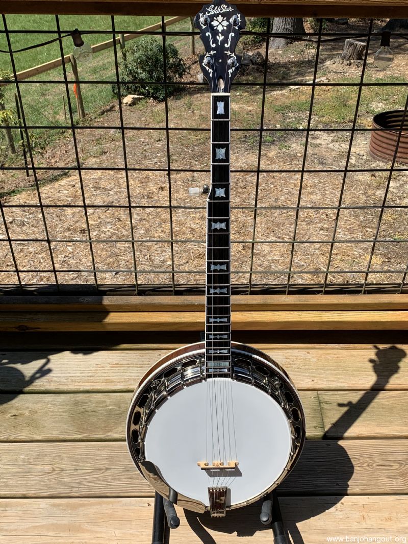 Goldstar GF 200 1952 with Upgrades SOLD Sullivan Vintage 35 on a Tony Pass Rim Used Banjo For Sale at BanjoBuyer