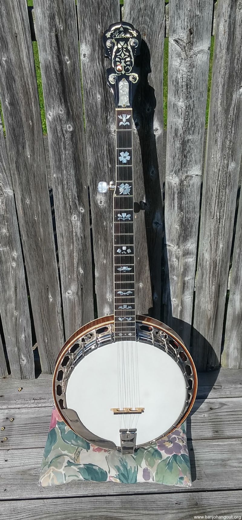 Custommade Banjo made with Gibson Parts Used Banjo For Sale at