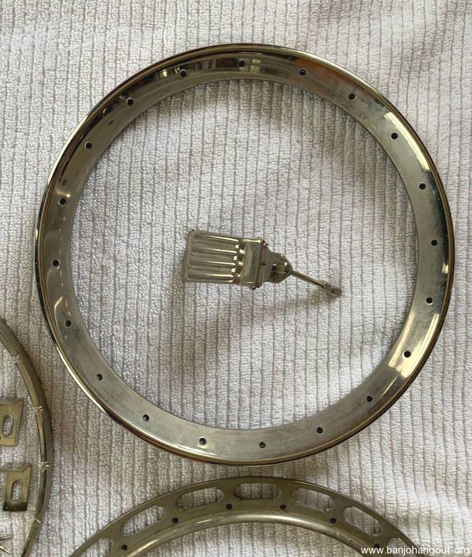 Vintage Metal Parts Lot Banjo Hangout