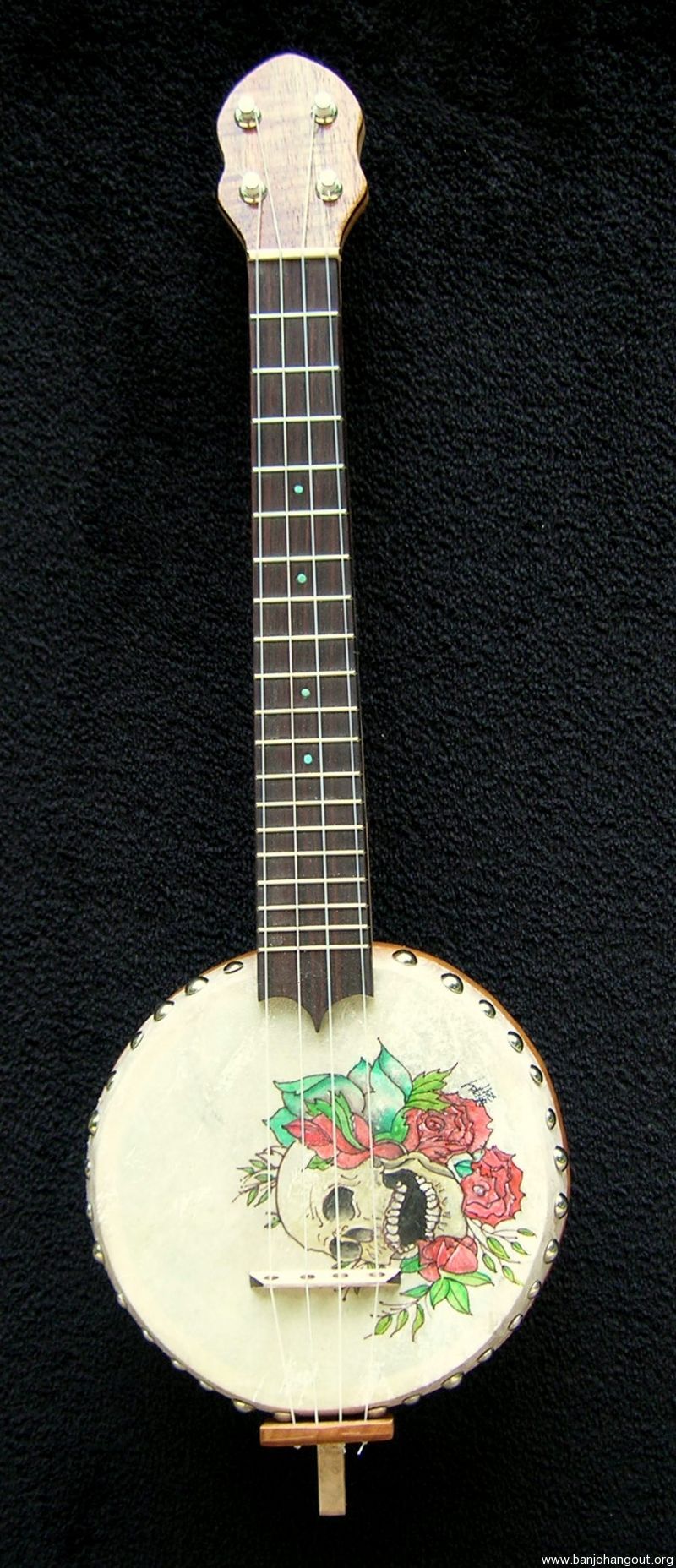 Barry Sholder Gourd Banjo Ukulele010T Used Banjo For Sale at