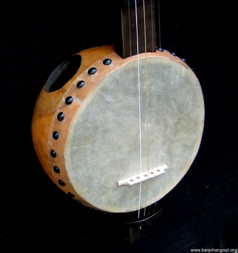 New Barry Sholder Gourd Banjo 050FF Used Banjo For Sale at