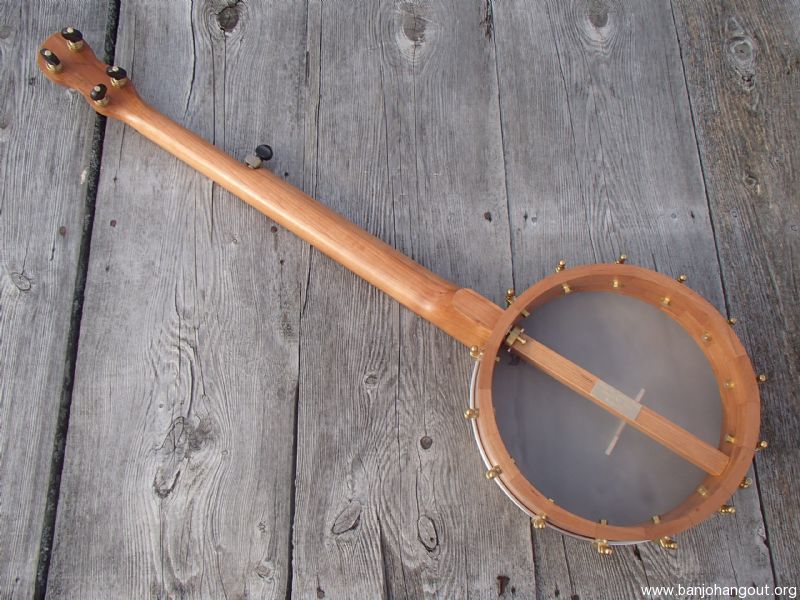 11" cherry OB, brass hardware, Zachary Hoyt 37 Used Banjo For Sale