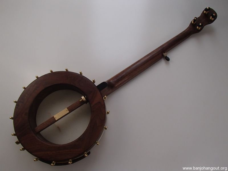 12" walnut internal resonator banjo, Zach Hoyt 106sold pending