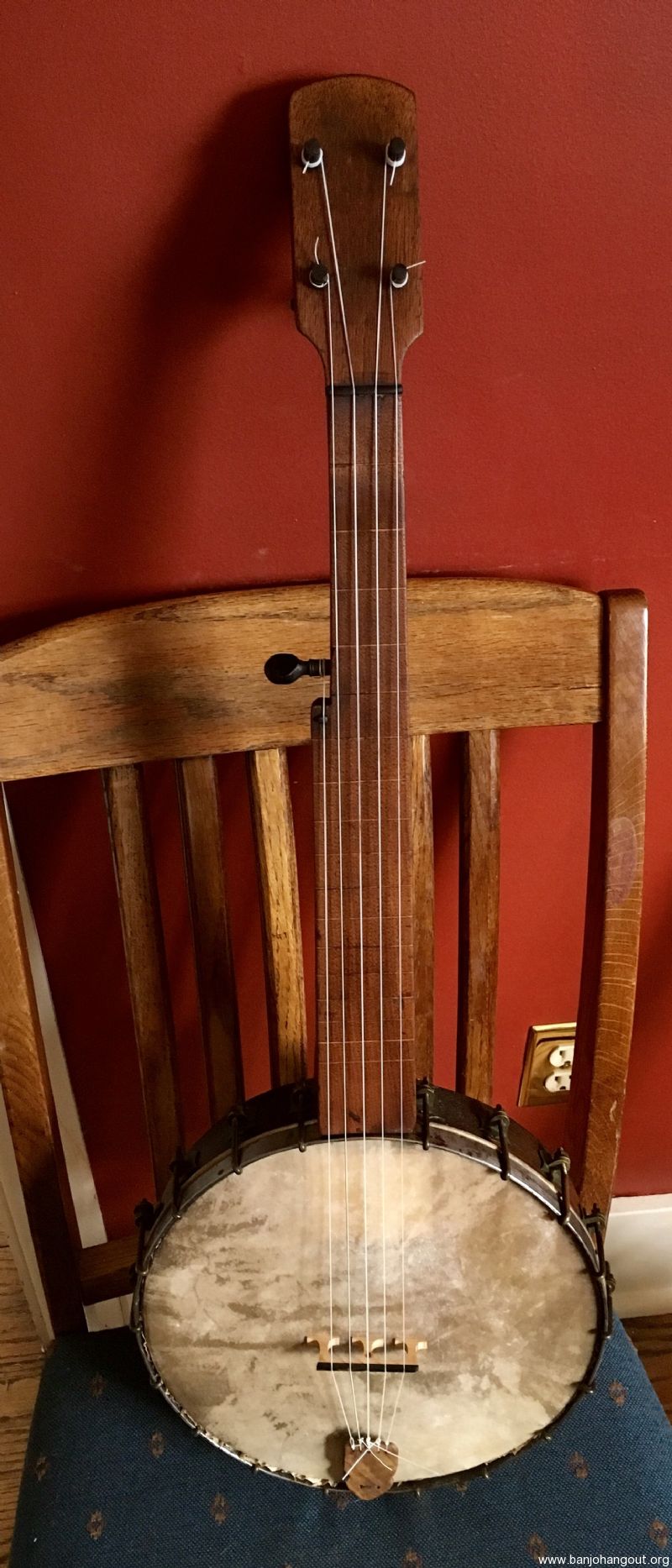 Early New York Fretless banjo Used Banjo For Sale at