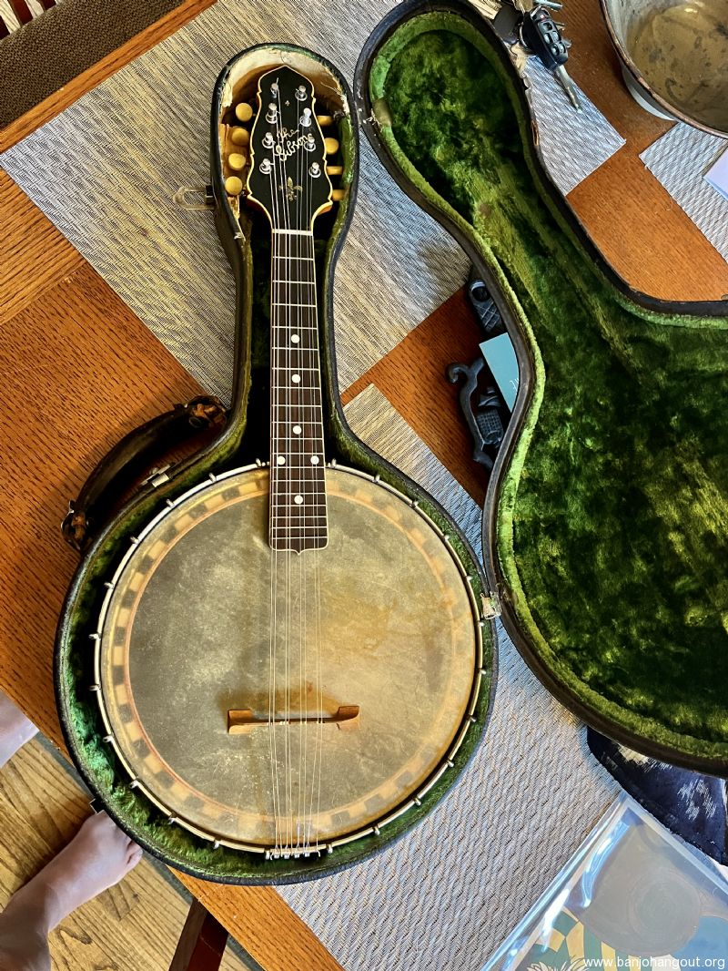 Gibson MB 4 Banjo Mandolin with Kraske hollow rim Used Banjo For