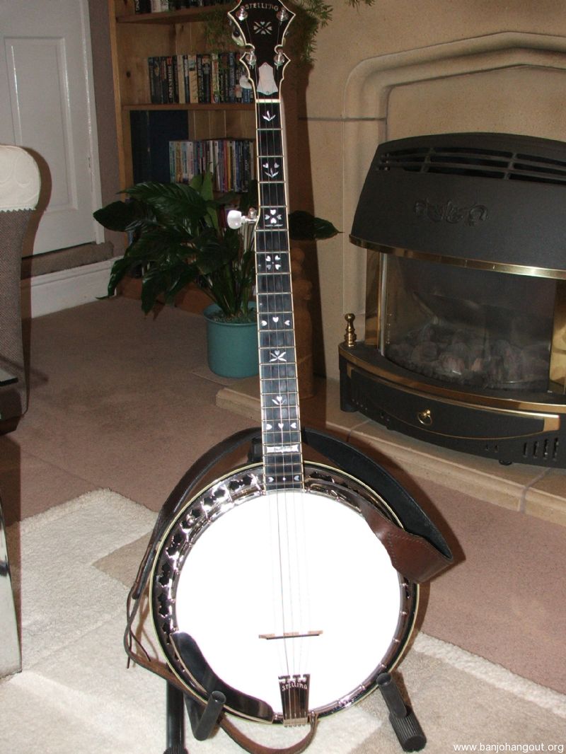 Stelling 'Bellflower' banjo for sale UK only Used Banjo For Sale at