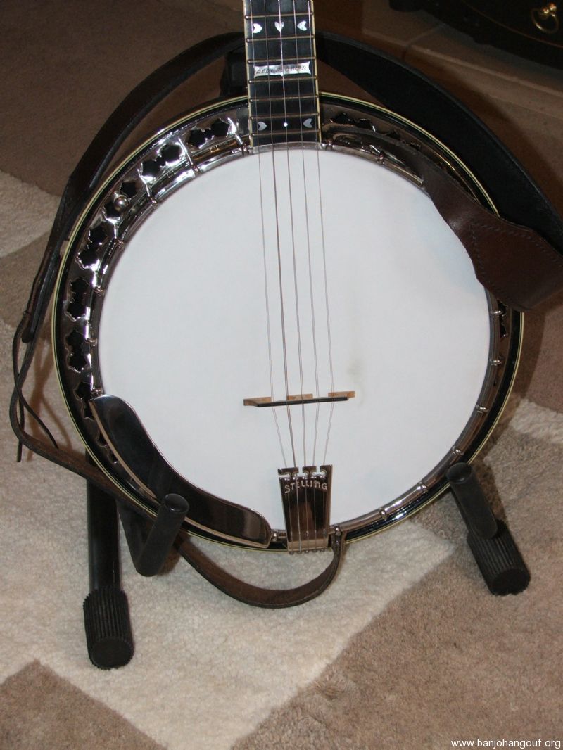 Stelling 'Bellflower' banjo for sale UK only Used Banjo For Sale at