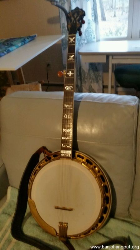 1930 Granada 40 hole archtop 9556 30 Steve Huber conversion neck