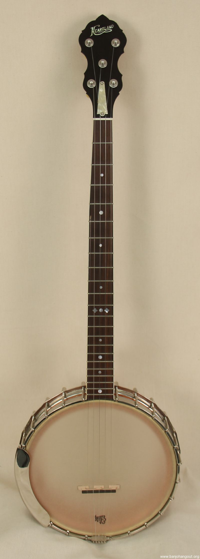 Custom Heartland Openback Banjo with Tunneled Fifth String Used Banjo