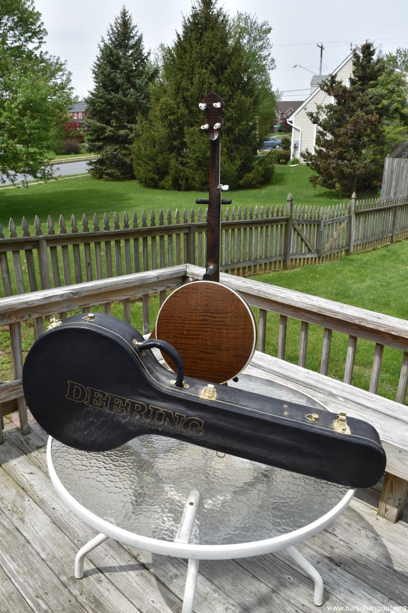 Deering John Hartford With Pop Off Resonator Used Banjo For Sale at