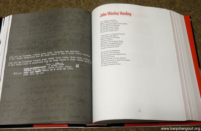 Bob Dylan Book Of Lyrics The Lyrics Book by Bob Dylan