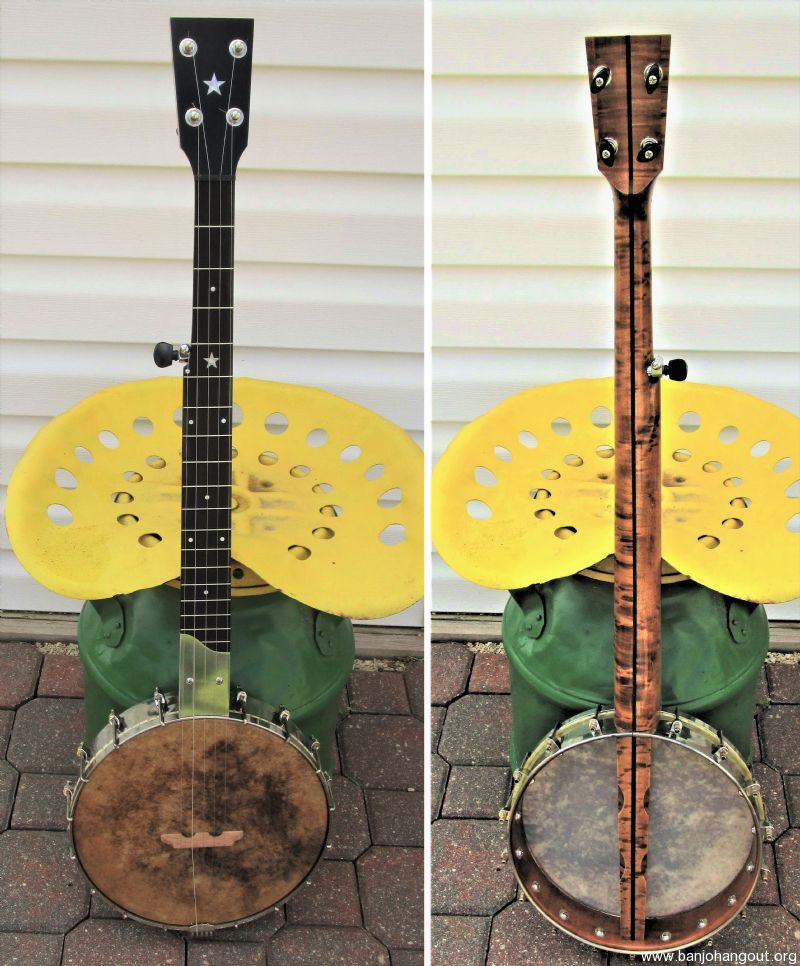 Old Time Openback Clawhammer Style Banjo. - Used Banjo For Sale at