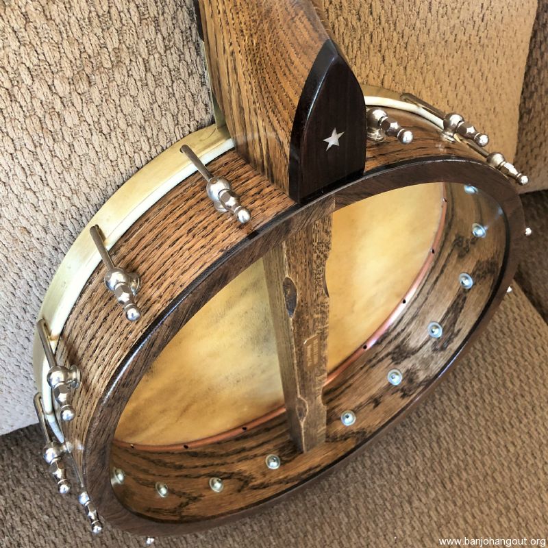 Oak Clawhammer Banjo with 13" Pot.. Used Banjo For Sale at