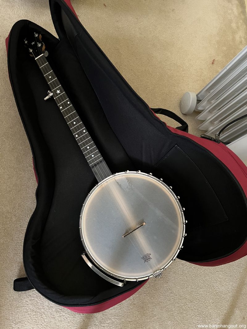 USED GOLD TONE BC350 12" OPEN BACK CARLIN w/GIG BAG Used Banjo For