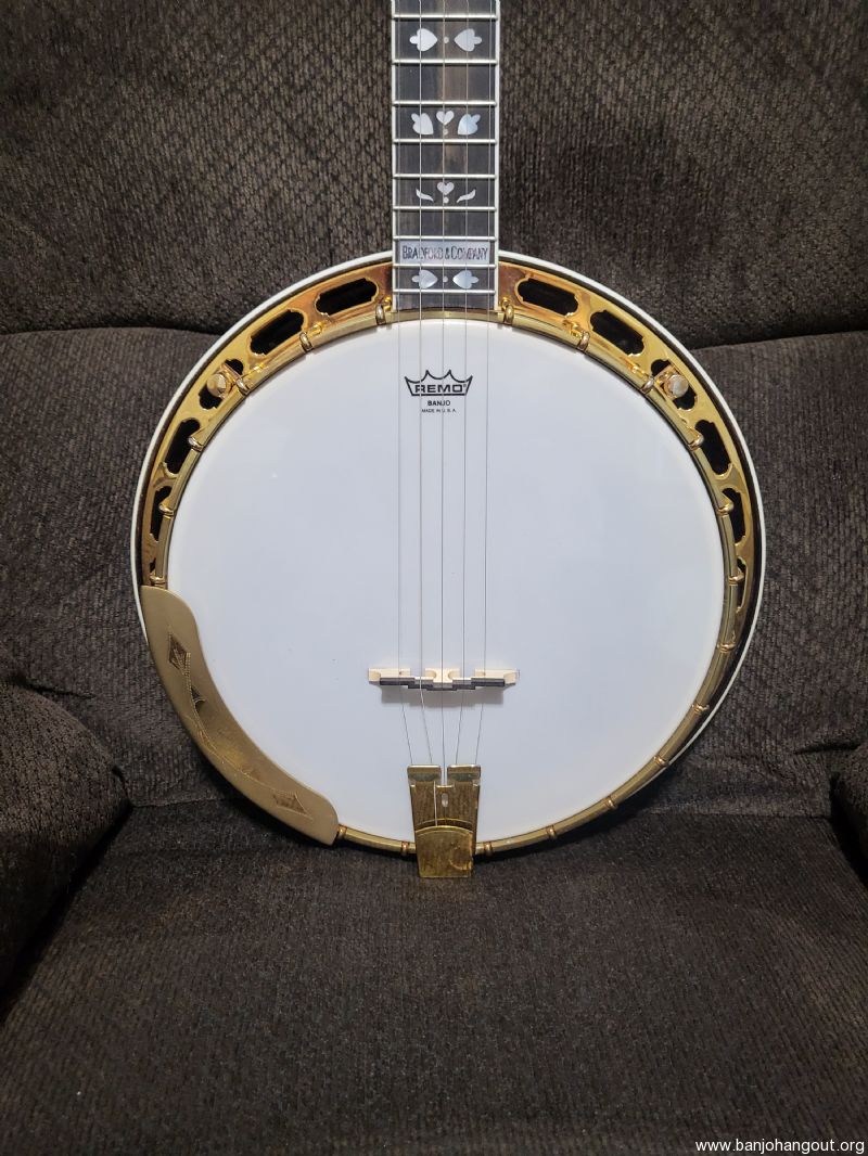 2019 Gold Hawthorn Maple Rose Used Banjo For Sale at BanjoBuyer